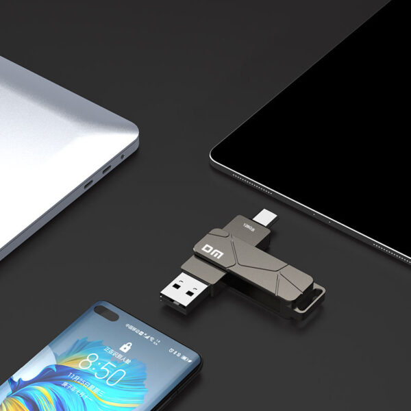 DM New USB3.2 Type-C Dual port USB flash drive 64GB PD198 - Image 2