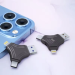 مبدل تایپ سی ، یو اس بی ، لایتنینگ -3in 1 Type-C OTG USB - Image 4