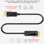 کابل مبدل دیسپلی پورت به اچ دی ام آی - DisplayPort To H-DMI Cable CHB038 - Image 6
