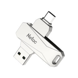 فلش نیتاک 64 گیگابایت مدل Netac USB3.0 Type C Dual port USB flash drive 64GB U782C