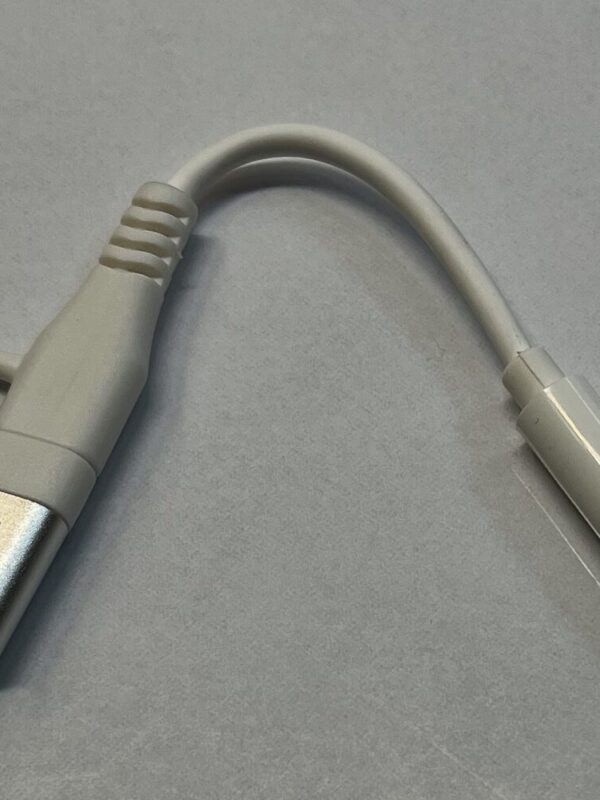 مبدل تایپ سی / لایتنینگ به جک 3.5 میلیمتری مدل DM Type-C/Lightning to 3.5 Audio Adapter AD091